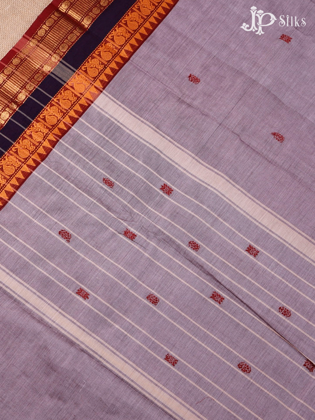 Pale Pink Cotton Saree - G69