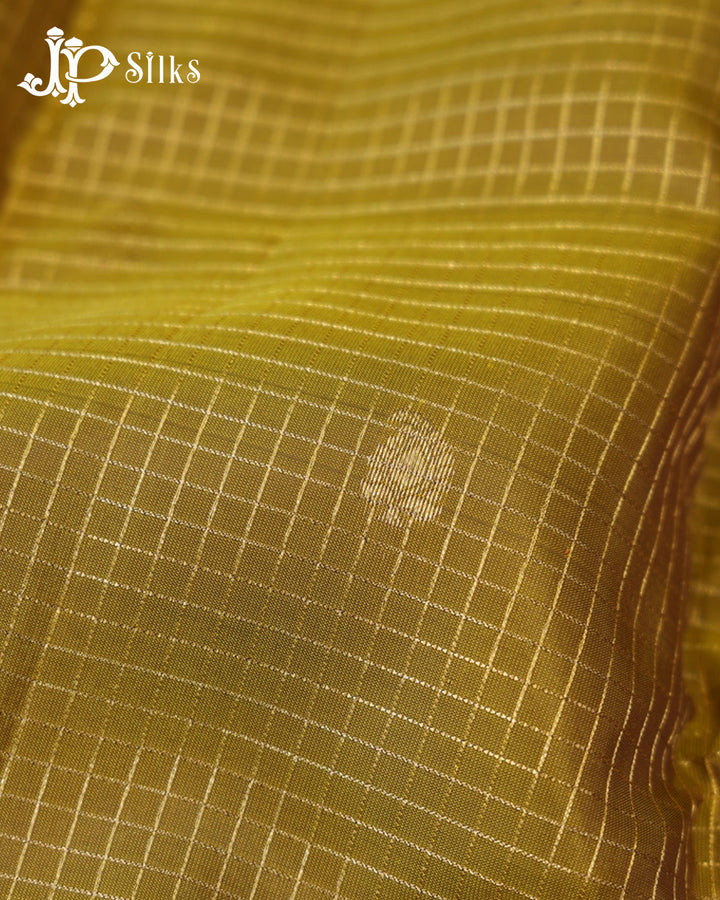 Mehandi Green & Rani Pink Pure Silk Mix Saree - G937