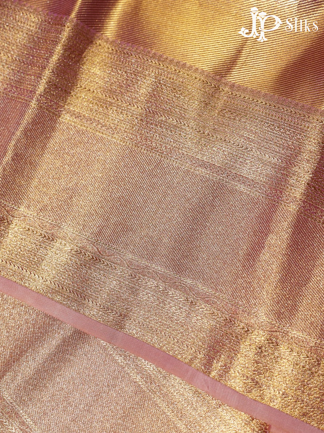 Bucolic Baby Pink Kanchipuram Silk Saree - G353 “View4”