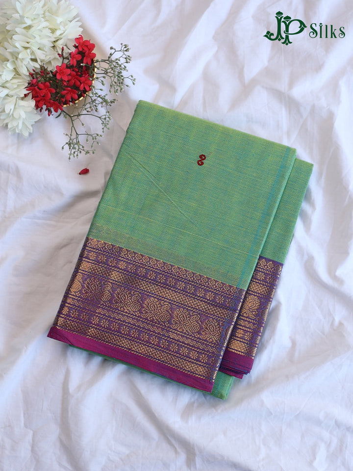 Light Green Theni Cotton Saree - G901