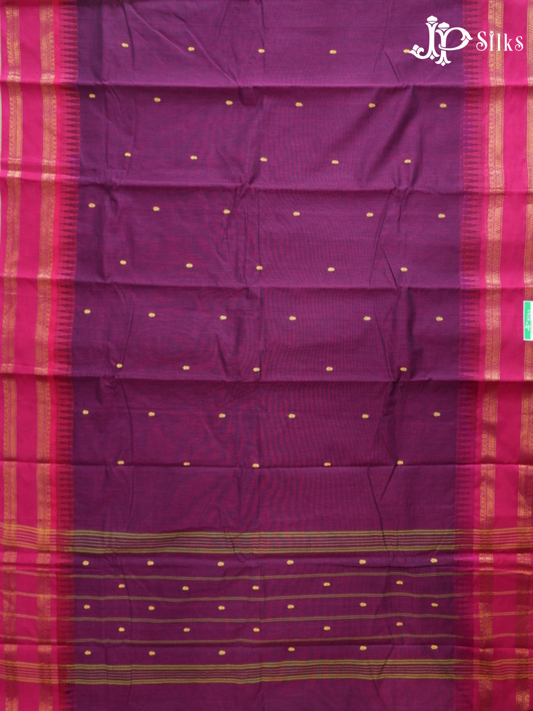 Grape Purple Theni Cotton Saree - G891
