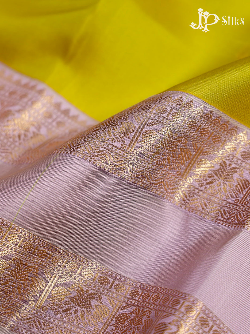 Lemon Yellow and Baby Pink Silk Mix Saree - H22