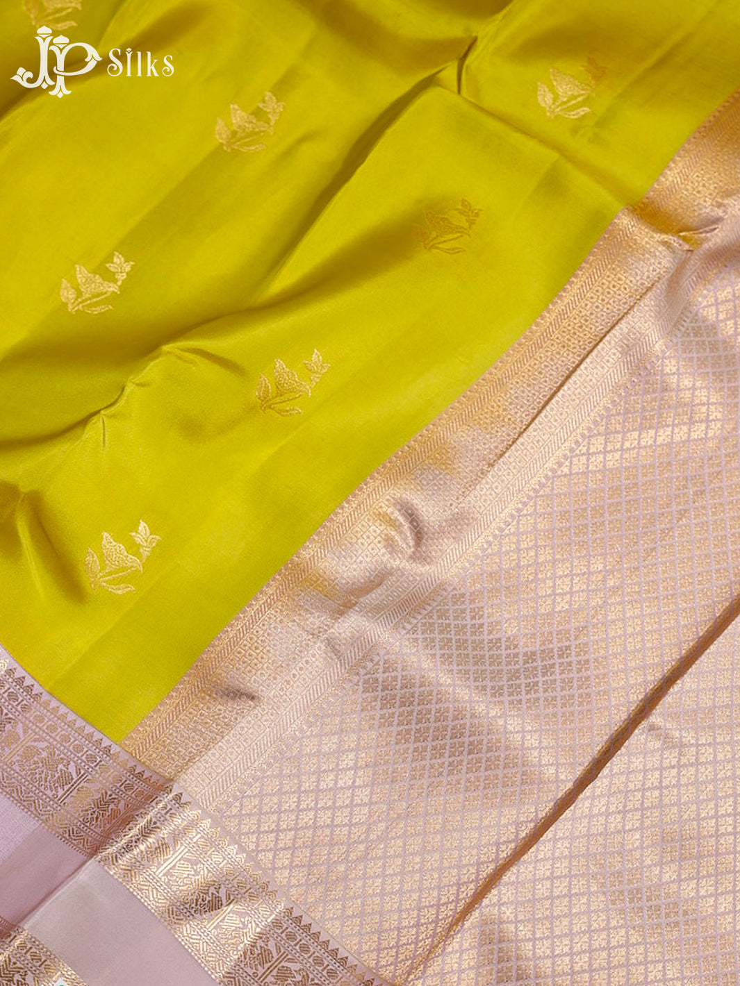 Lemon Yellow and Baby Pink Silk Mix Saree - H22