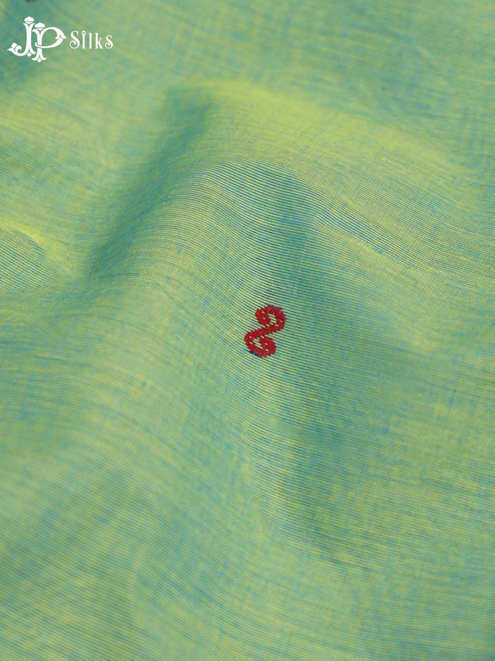 Light Green Theni Cotton Saree - G901