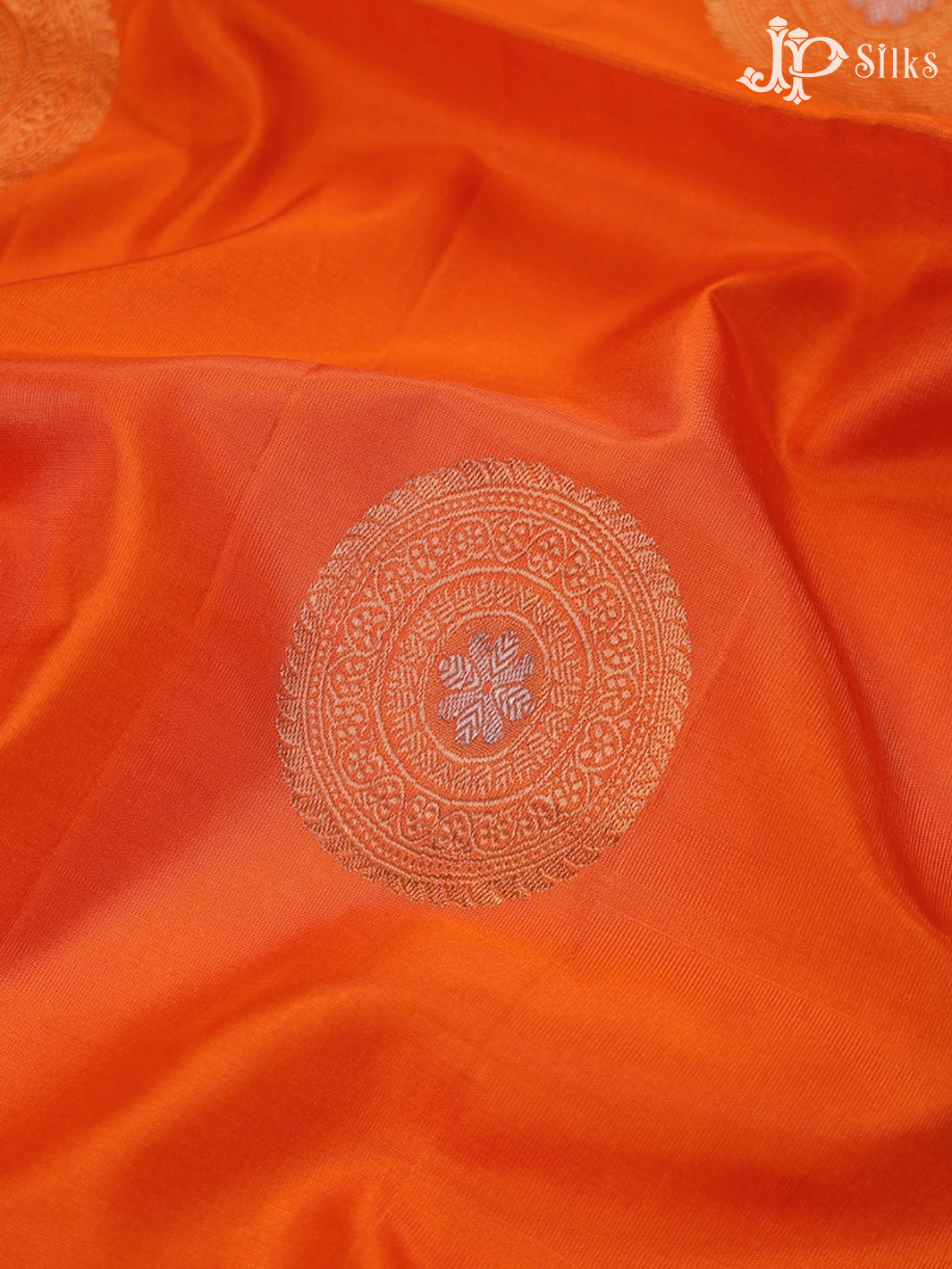 Orange And Maroon Soft Silk Saree - F2747