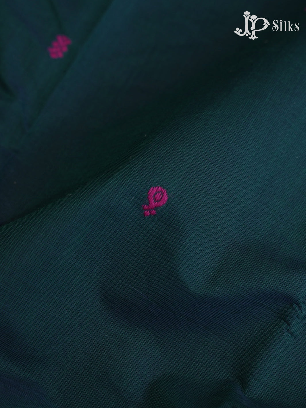 Dark Green Theni Cotton Saree - G900