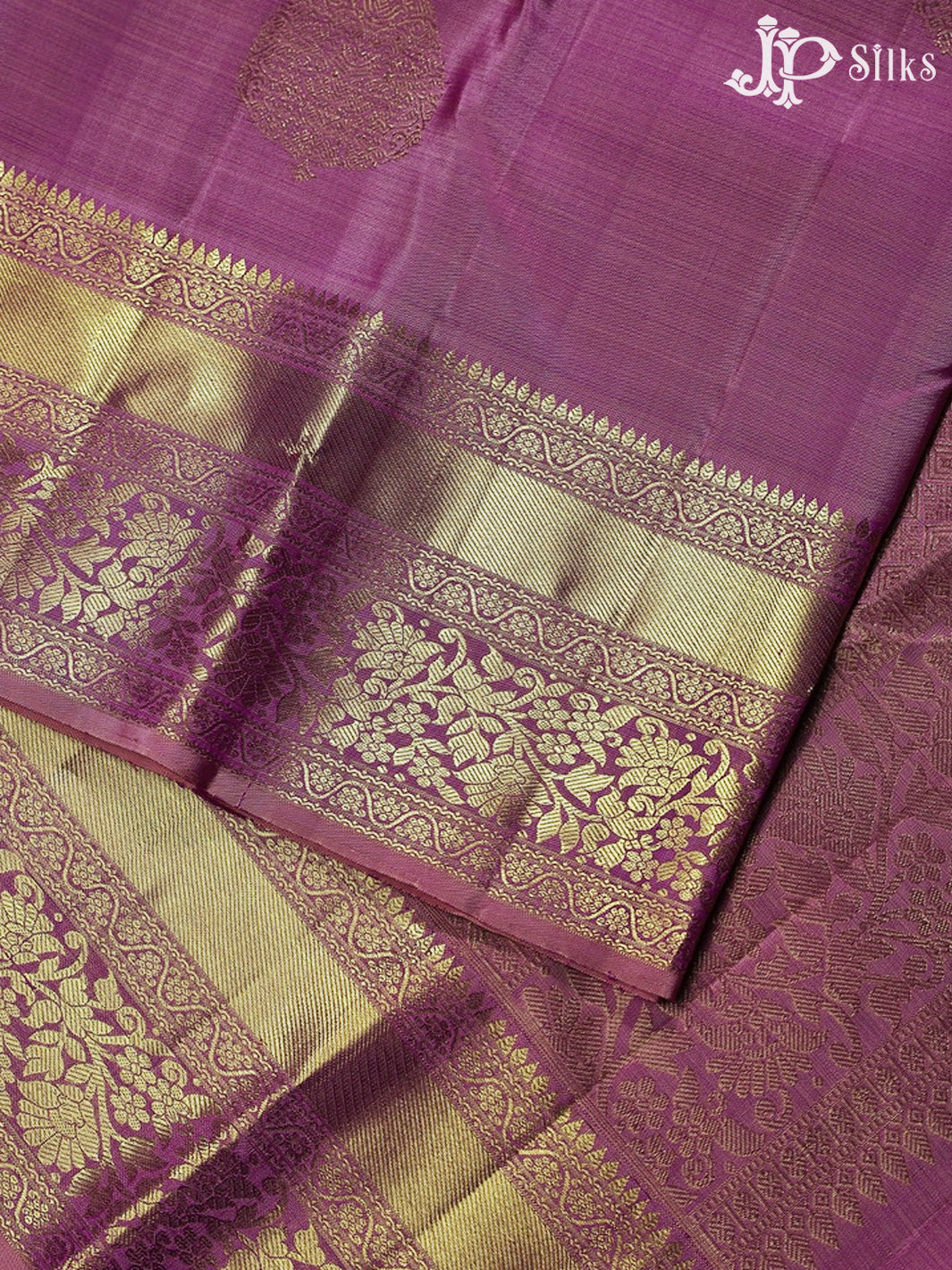 Onion Pink Kanchipuram Silk Saree - F2324 - View 3