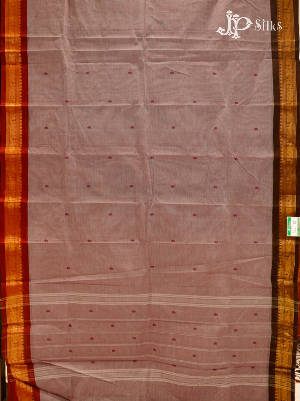 Pale Mauve Theni Cotton Saree- view2