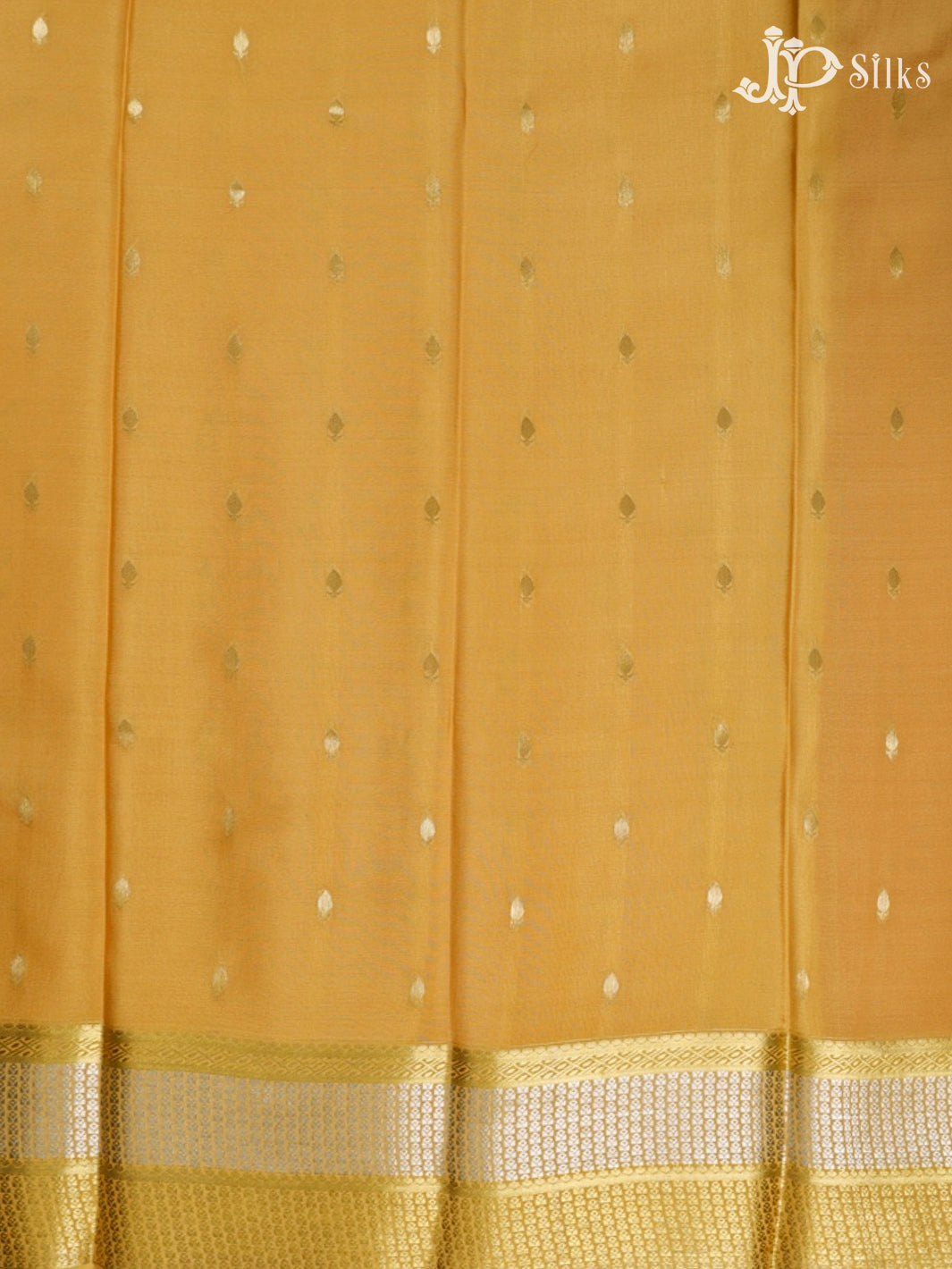 Red And Beige Gold Mysore Silk Saree - D4759
