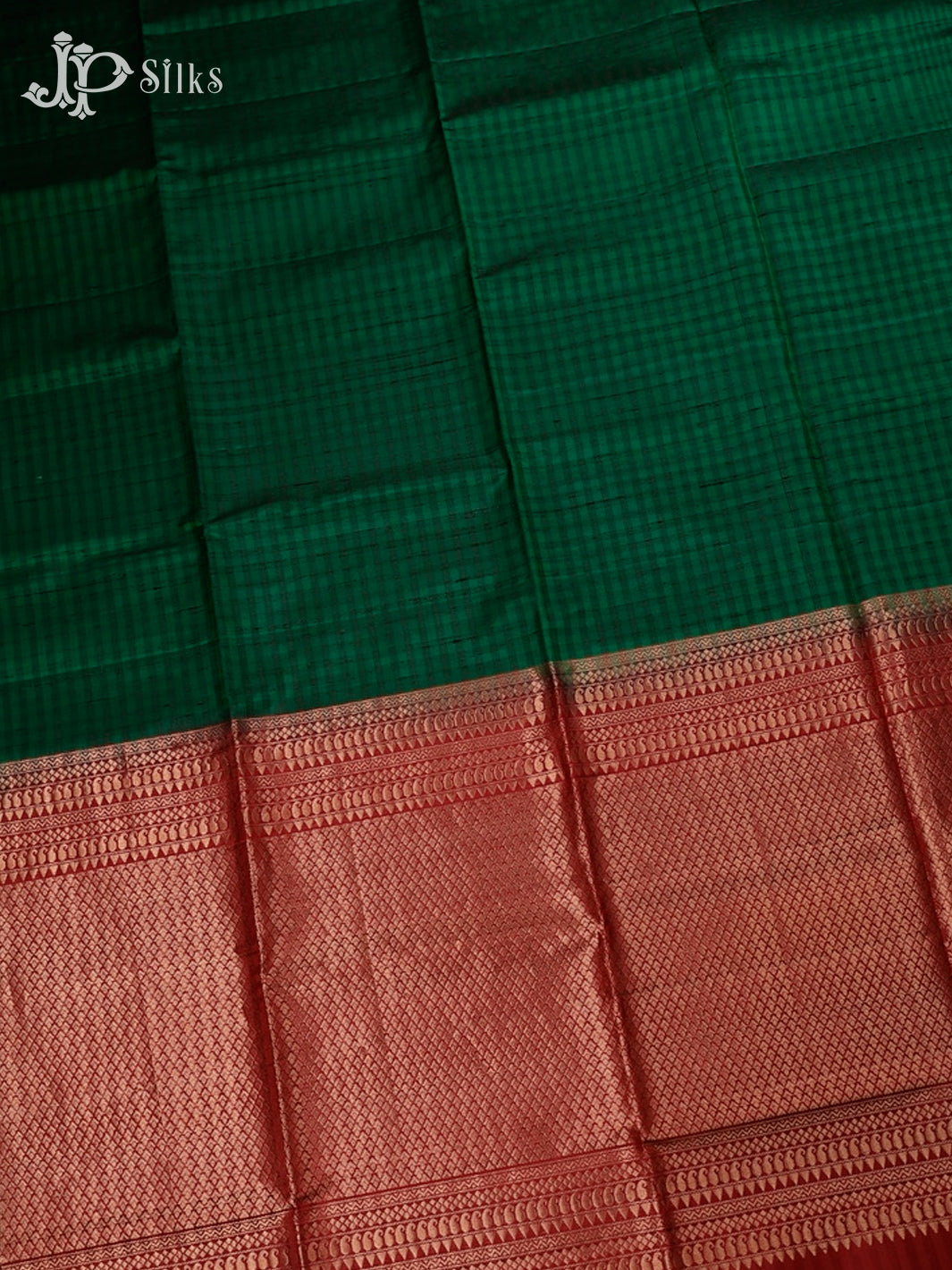 Bottle Green And Maroon Soft Silk Saree - F3551