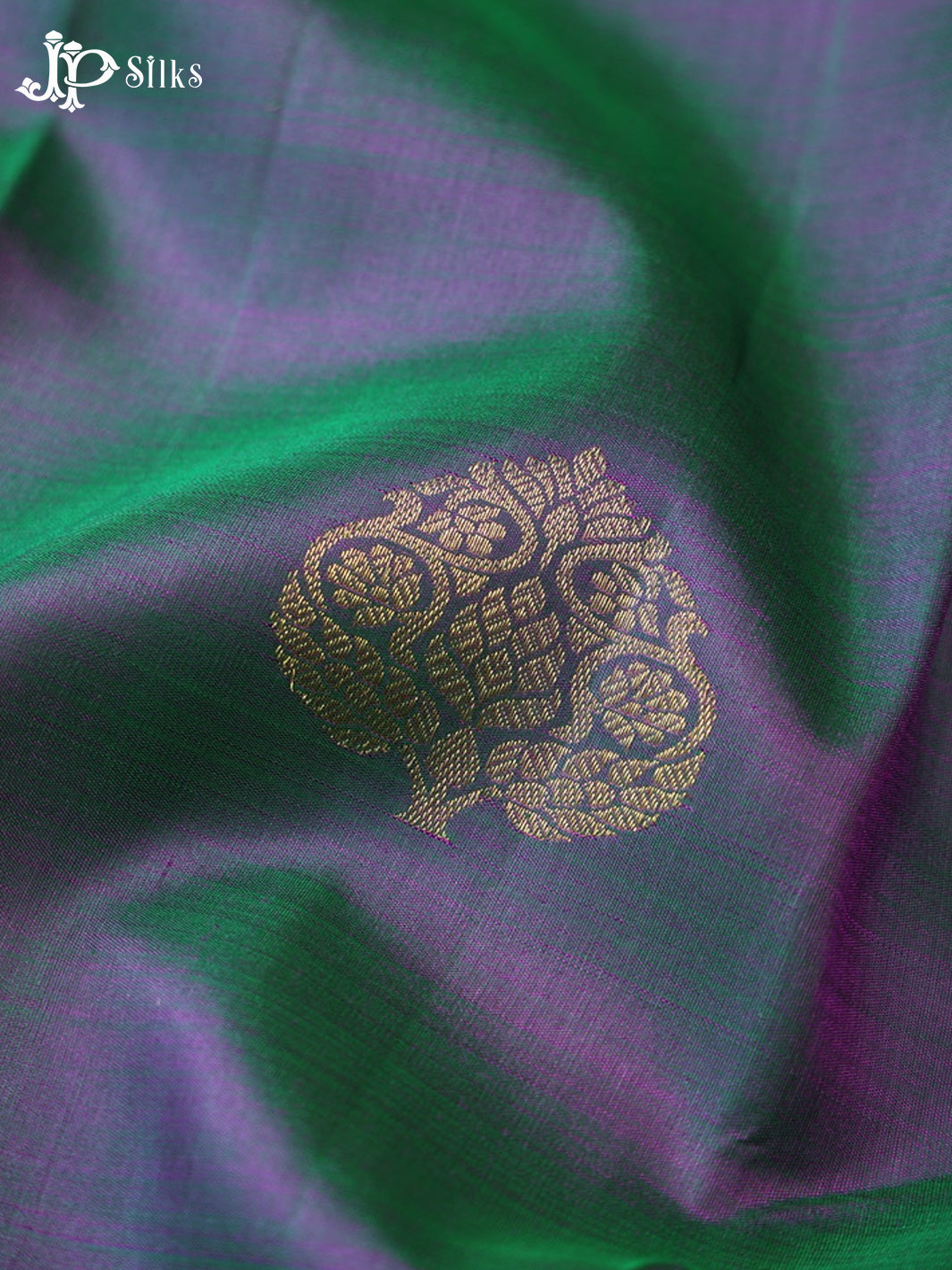 Dual Shade Green & Pink Kanchipuram Silk Saree - G848