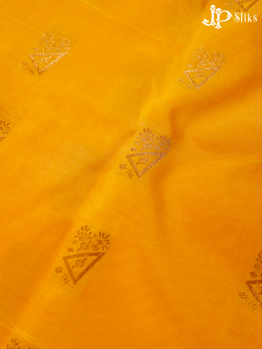 Yellow and Red Art Silk Saree - G308