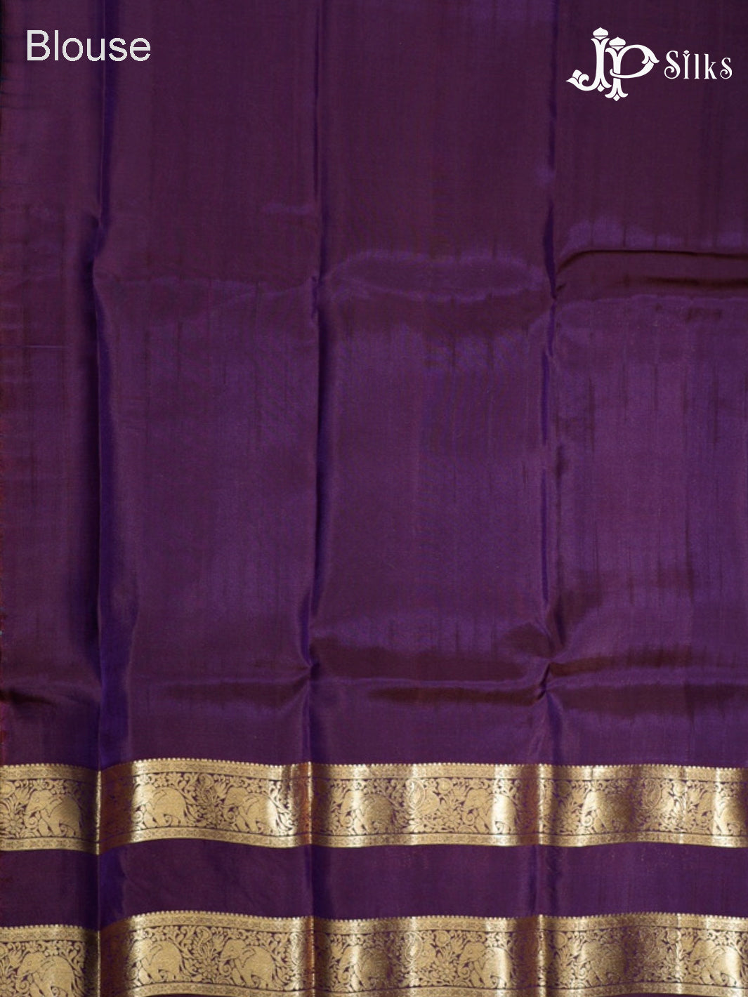Peacock Green and Violet Pure Silk Mixed Saree - G329