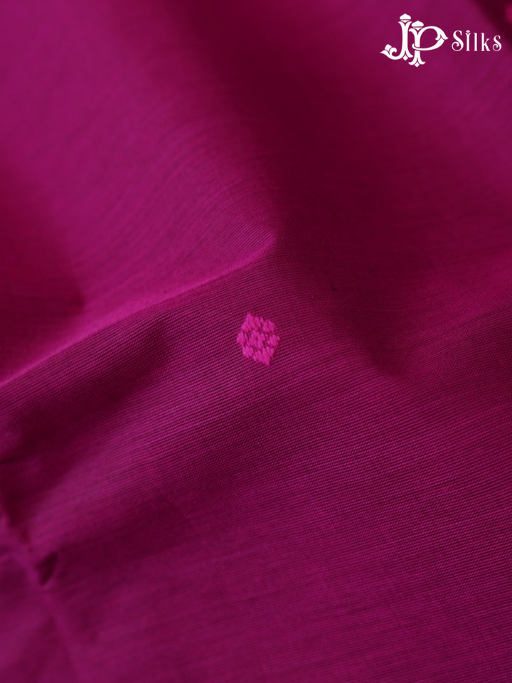 Dark Pink Theni Cotton Saree - G902