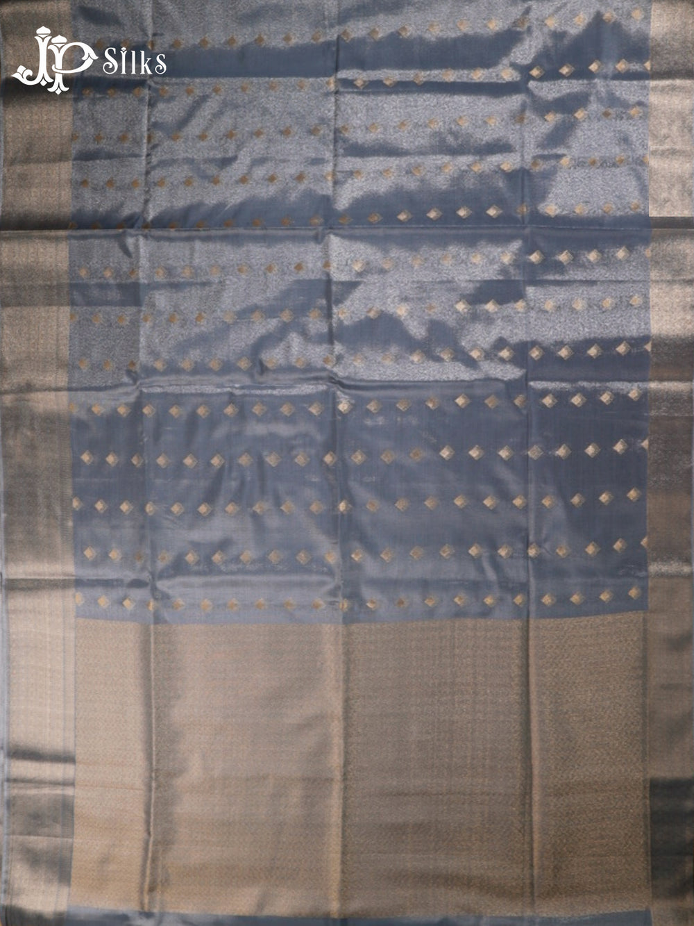 Grey Semi Soft Silk Saree - F3582-view2