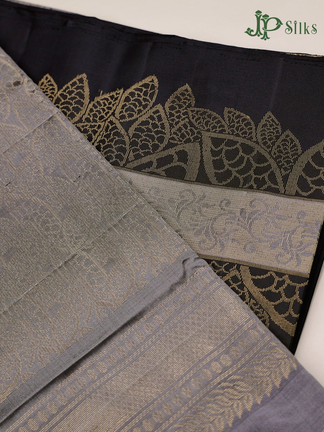 Black Soft Silk Saree - F2450