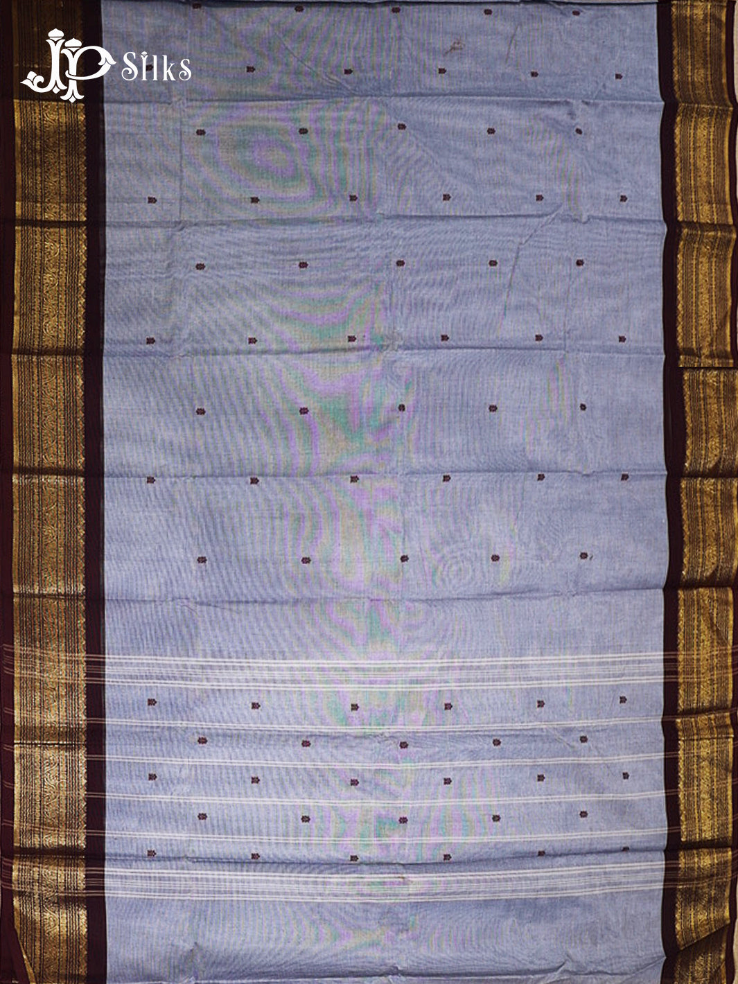Grey Theni Cotton Saree - G894