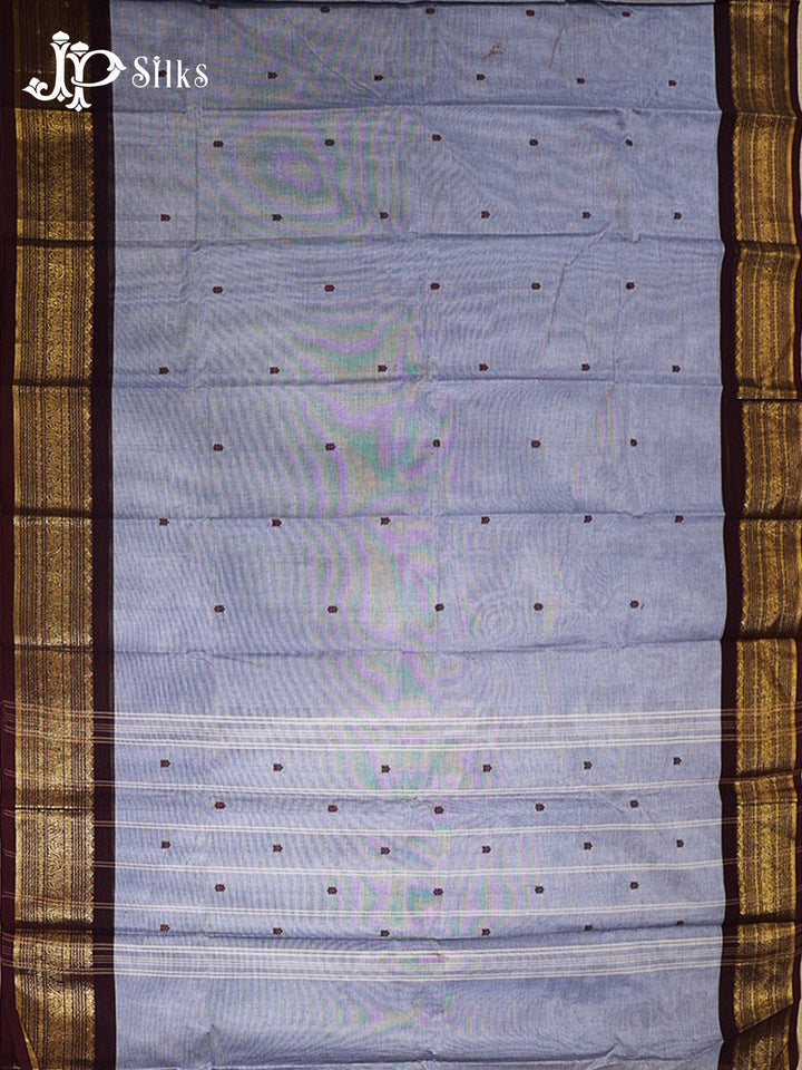 Grey Theni Cotton Saree - G894