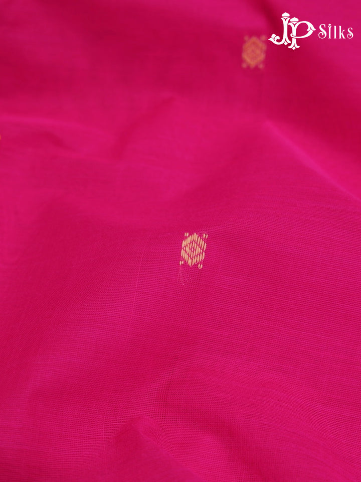 Hot Pink Theni Cotton Saree - G892