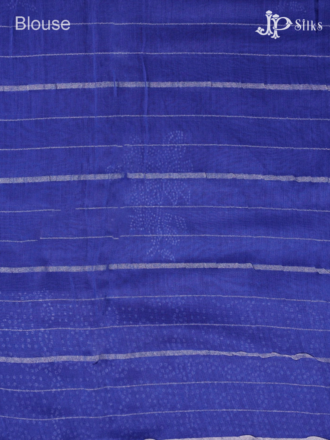 Blue Semi Chanderi Saree - F2804