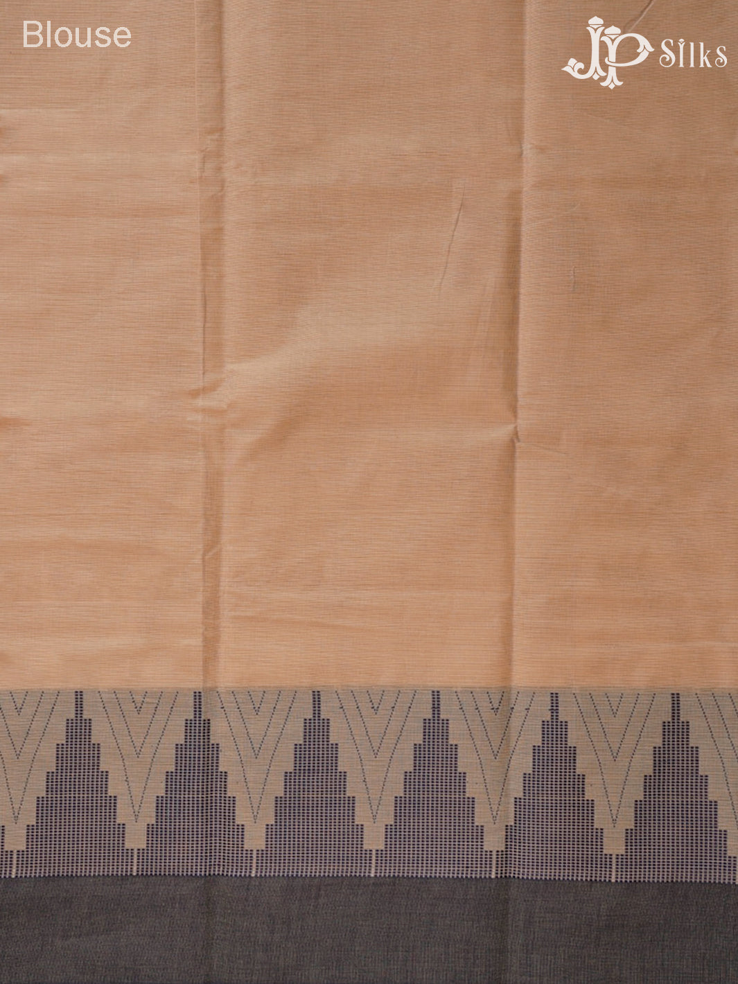 Beige Chettinad Cotton Saree - F2723