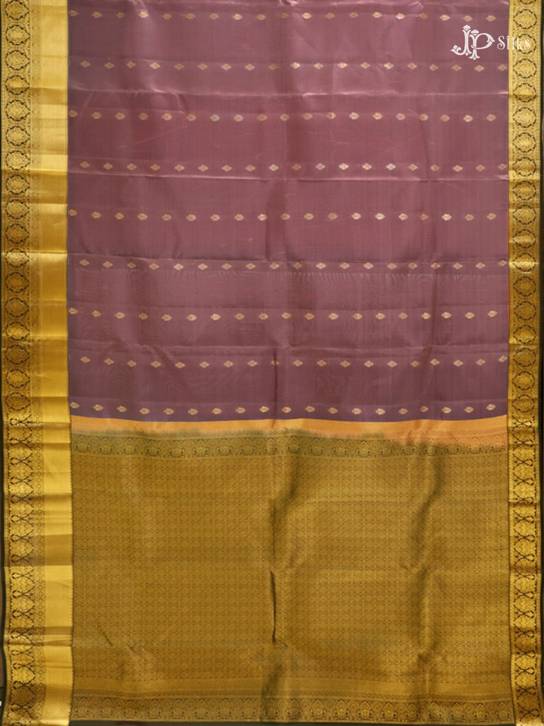 Bole Brown & Bottle Green Pure Silk MIx Saree - G836-view6