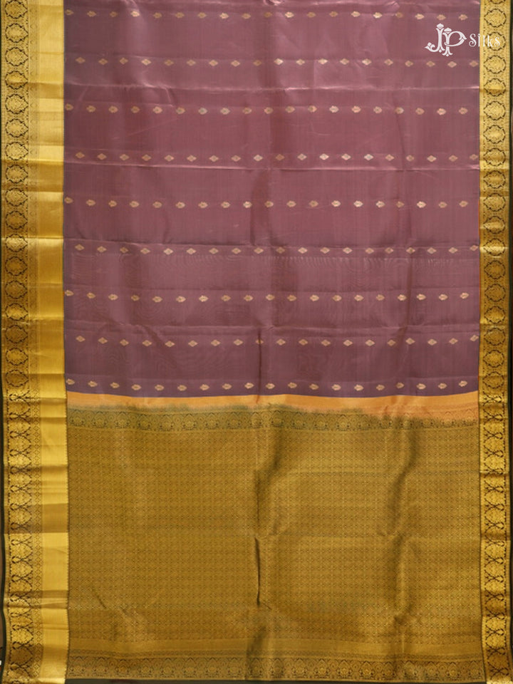 Bole Brown & Bottle Green Pure Silk MIx Saree - G836-view6