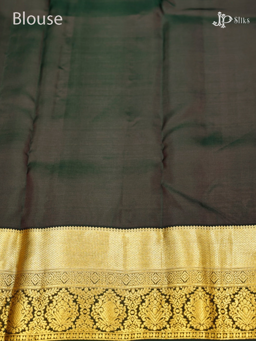 Bole Brown & Bottle Green Pure Silk MIx Saree - G836