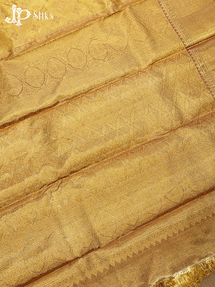 Gold Bridal Kanchipuram Tissue Silk Saree -  G845