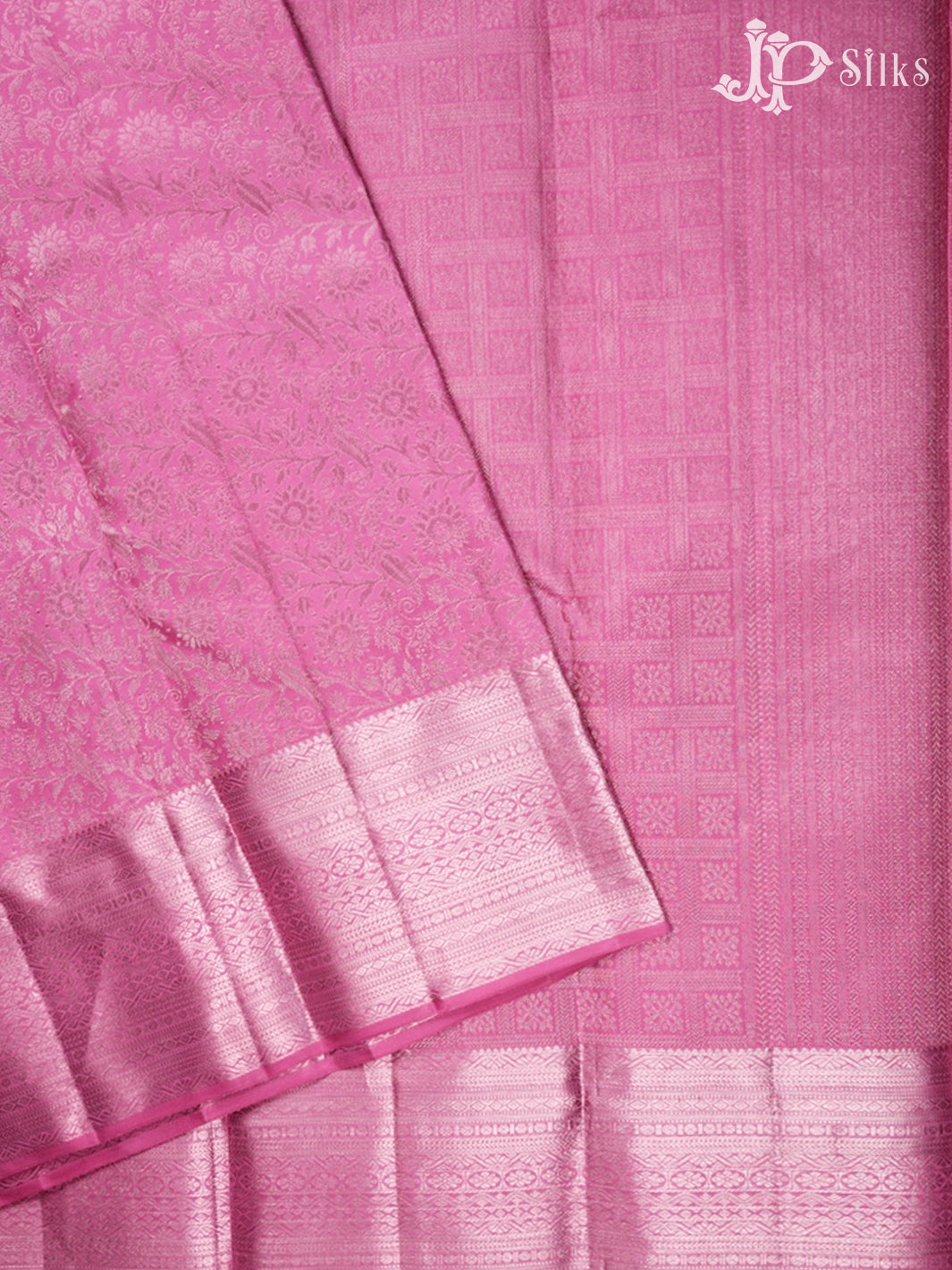 Pink Bridal Kanchipuram Silk Saree - G211