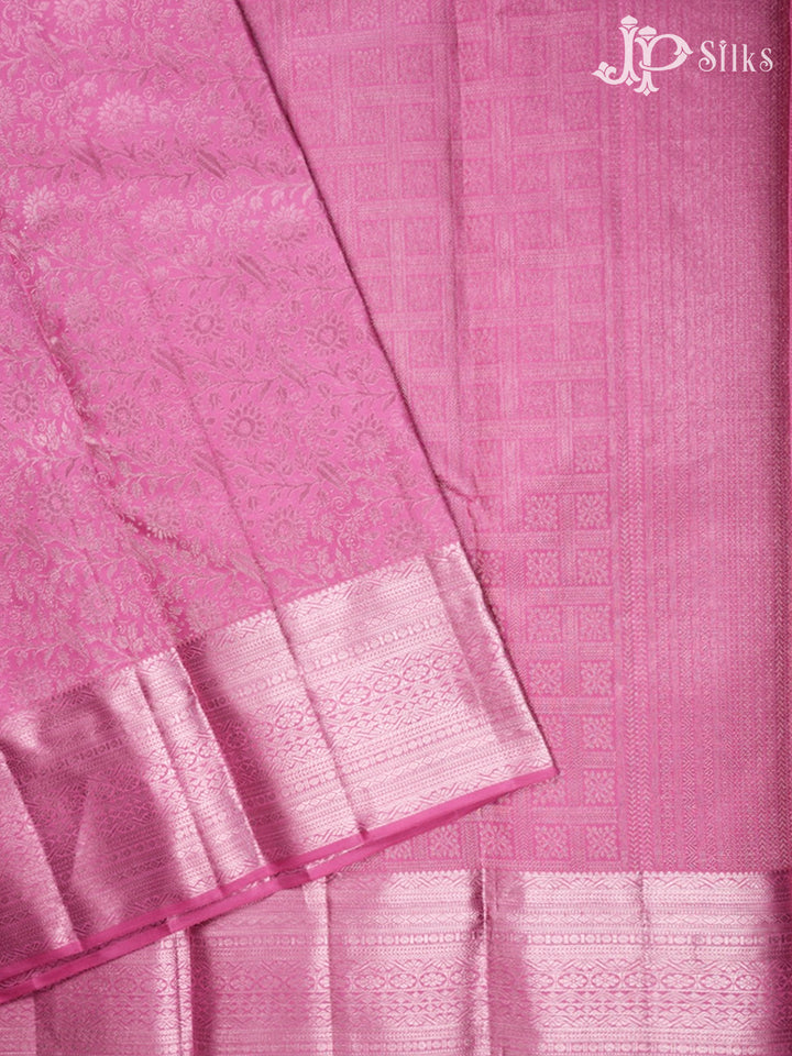 Pink Bridal Kanchipuram Silk Saree - G211