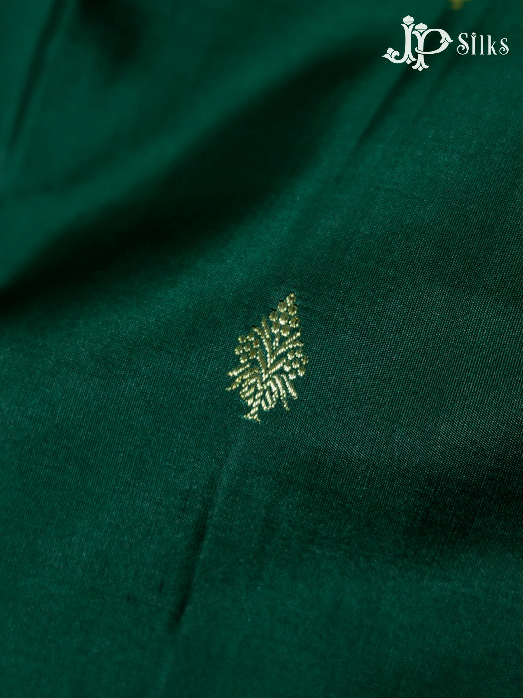 Bottle Green Kanchipuram Silk Saree -  G380 “View4”