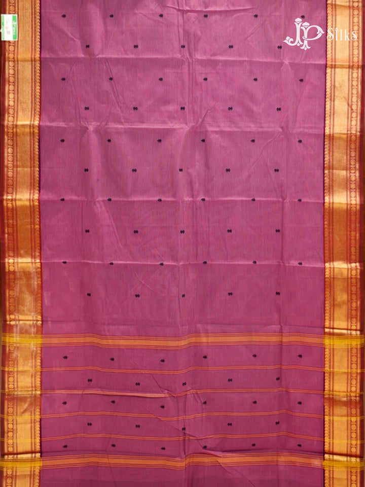 Purple Theni Cotton Saree - G745-View2