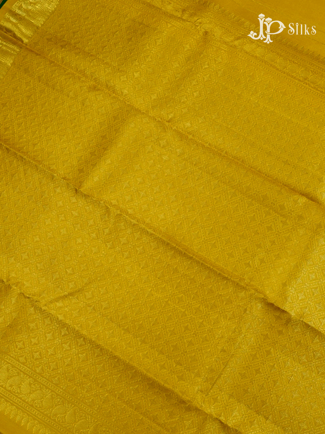 Mustard Yellow Kanchipuram Silk Saree - F3566