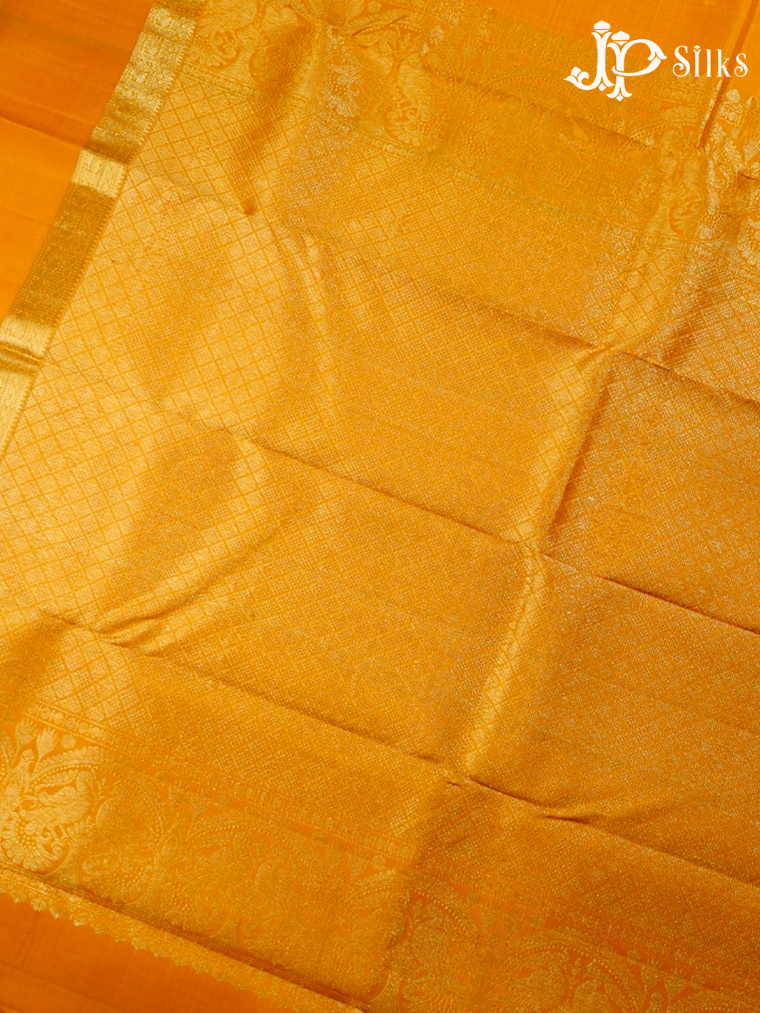 Mango Yellow Kanchipuram Silk Saree - F3482 “View4”