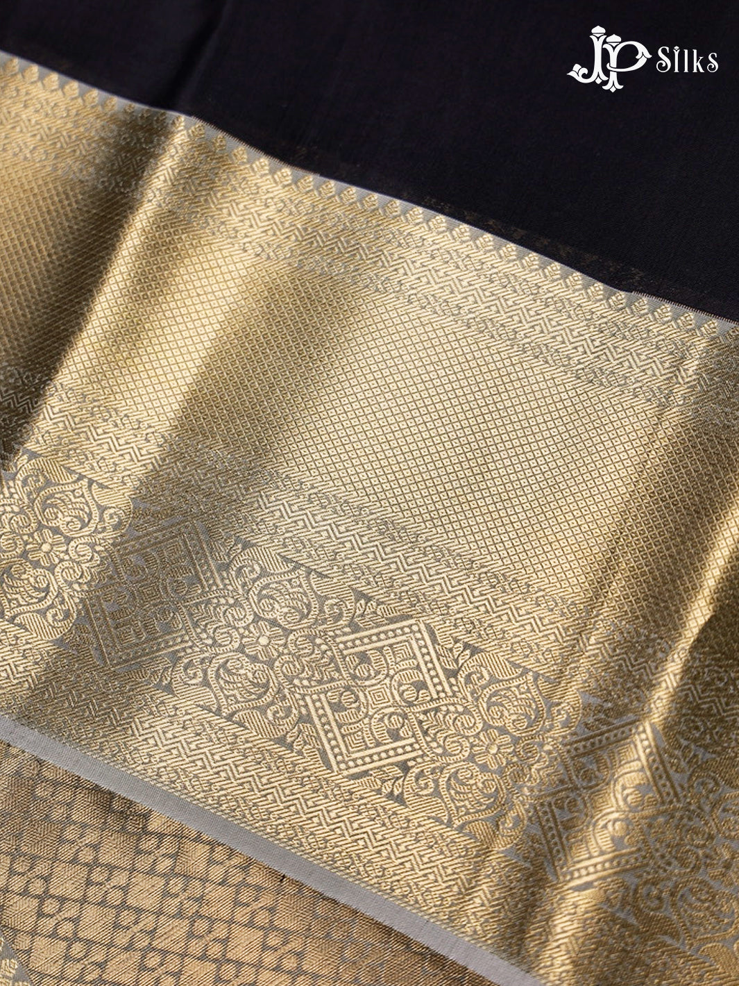 Black And Grey Pure Silk Mixed Saree - F3610