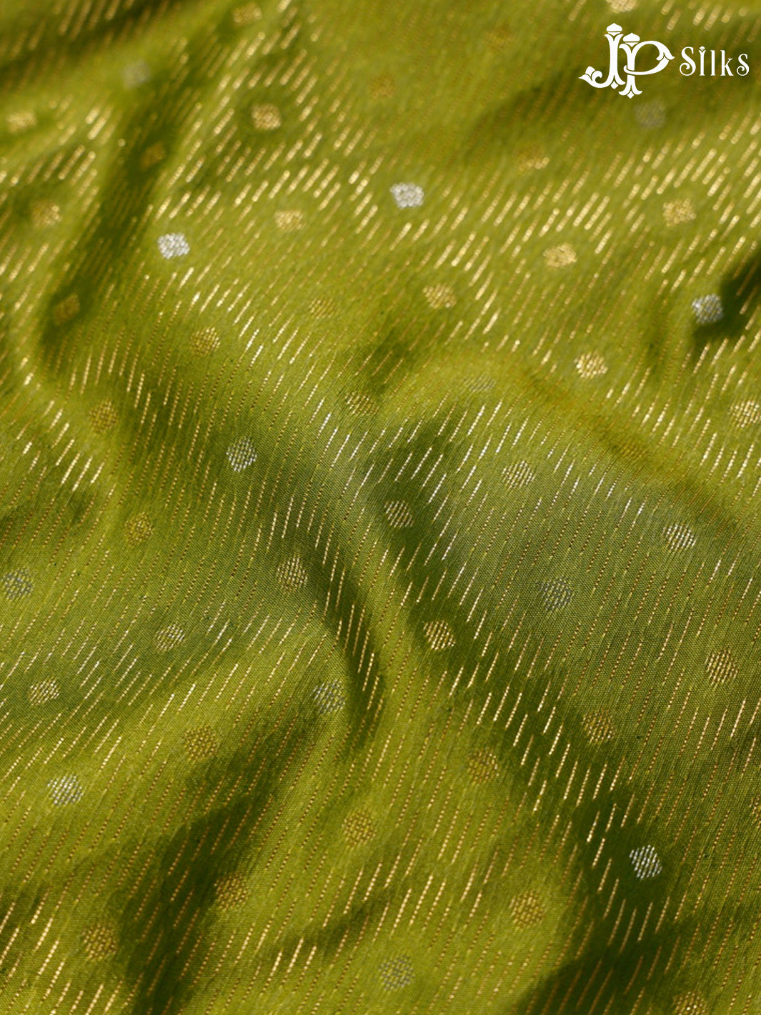 Green & Light Orange Semi Soft Silk Saree - F3585-view4