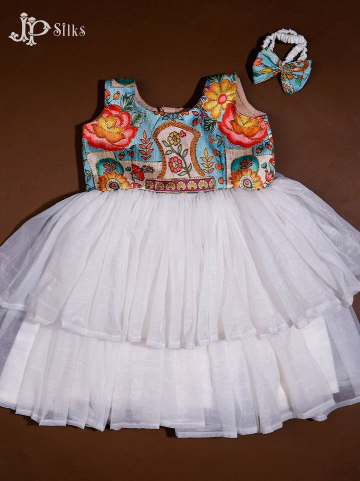 Multi Color Floral Design Frock | 2 - 3 Yrs - F3436