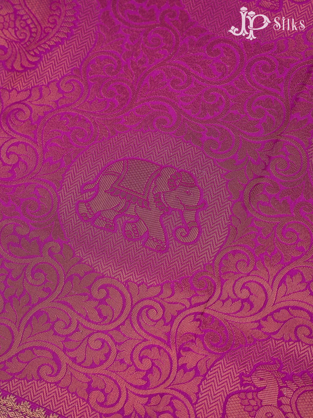 Rani Pink Art Silk Saree - E921 - View 4