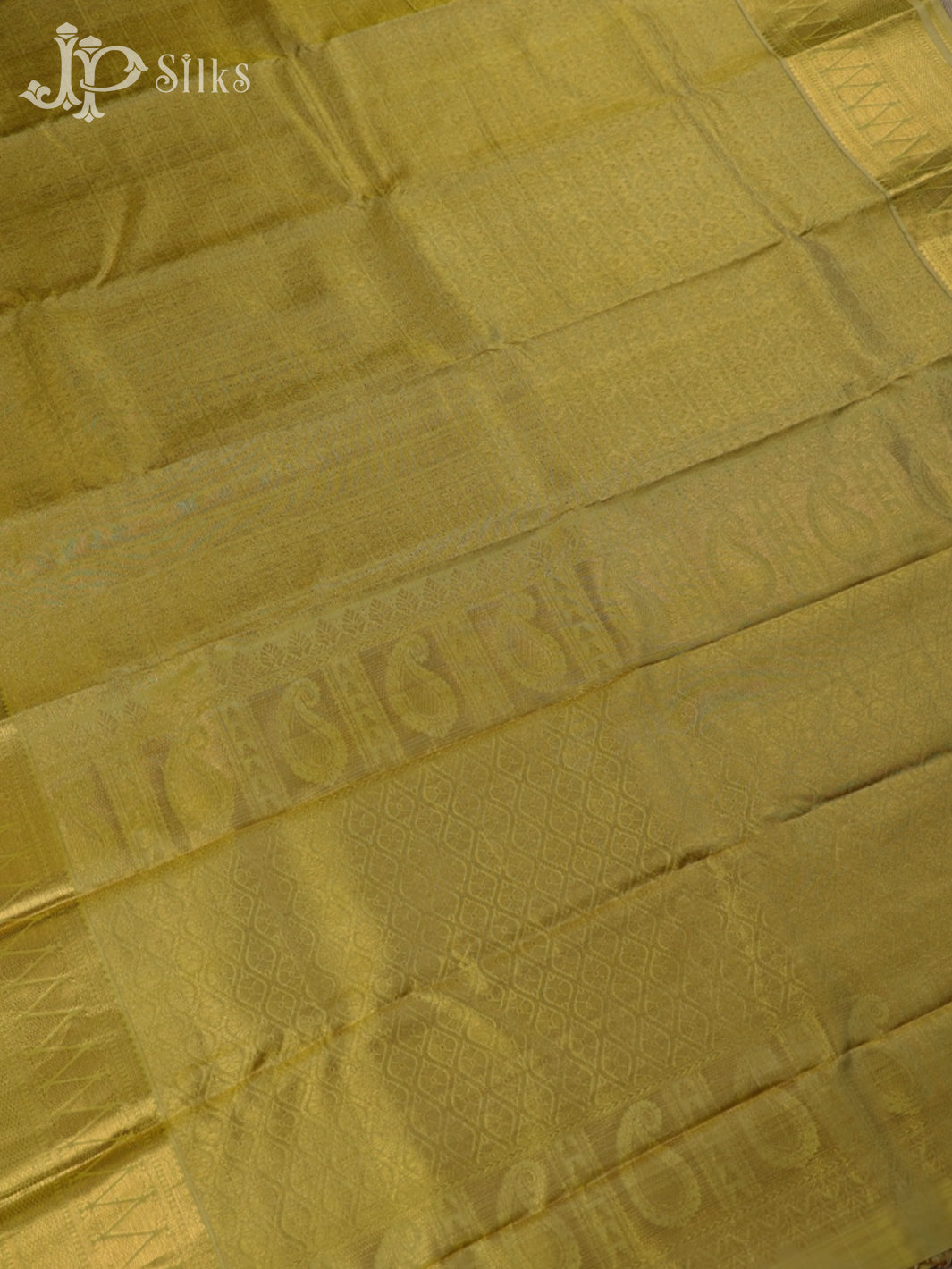 Gold Kanchipuram Silk Saree - D6746 - View 3