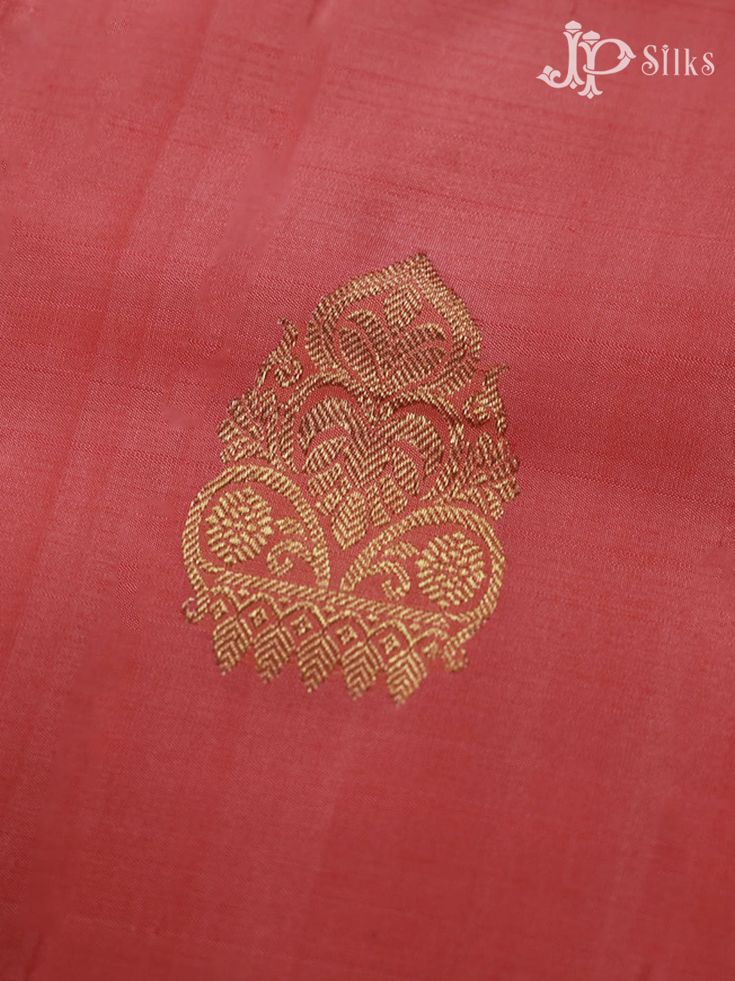 Reddish Orange Kanchipuram Silk Saree - F433 - View 5