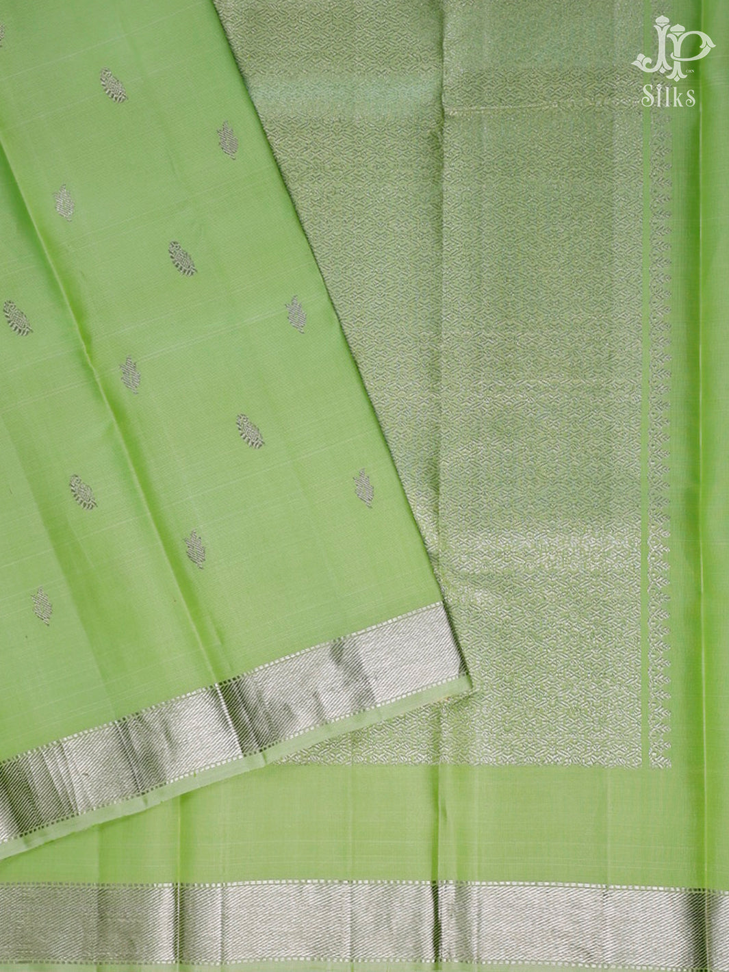 Pista Green Kanchipuram Silk Saree - D2214