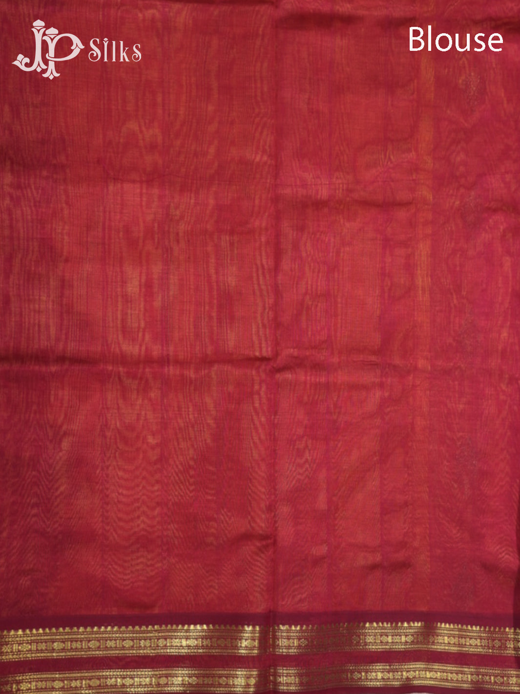 Sunset Yellow & Maroon Silk Cotton Saree - E1589