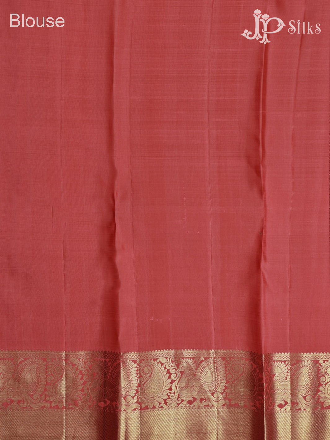 Reddish Orange Kanchipuram Silk Saree - F433 - View 6