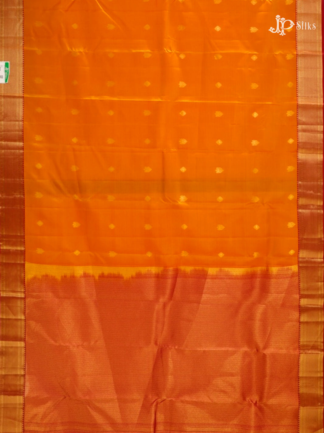 Dual Shade Orange & Pink Pure Silk Mix Saree - G835-view-5