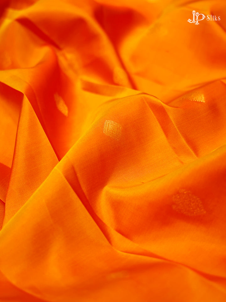 Dual Shade Orange & Pink Pure Silk Mix Saree - G835-view-4