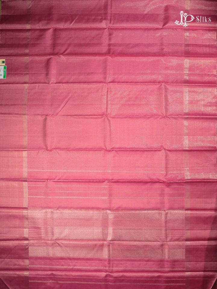 Onion Pink Kanchipuram Silk Saree - E5127- view6