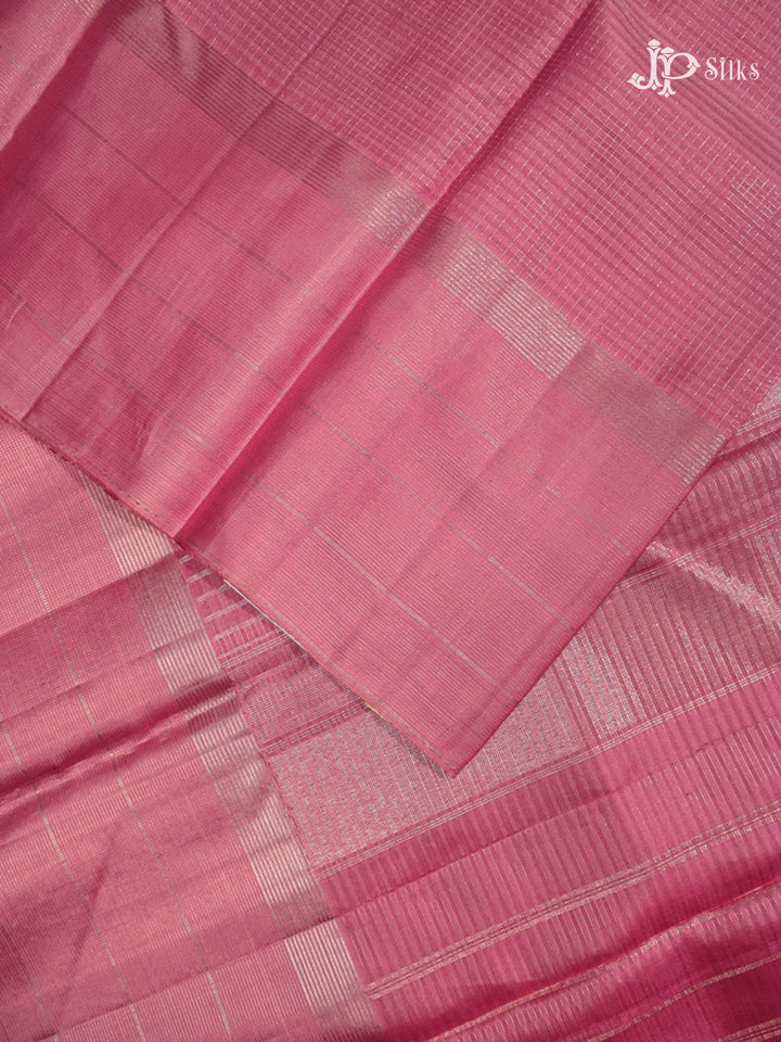 Onion Pink Kanchipuram Silk Saree - E5127- view2