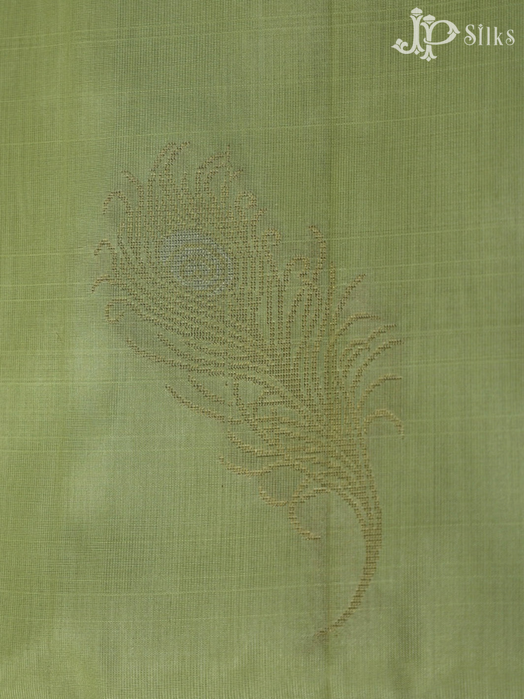 Pista Green with Mustard Yellow Soft Silk Saree - F2353 - View 6