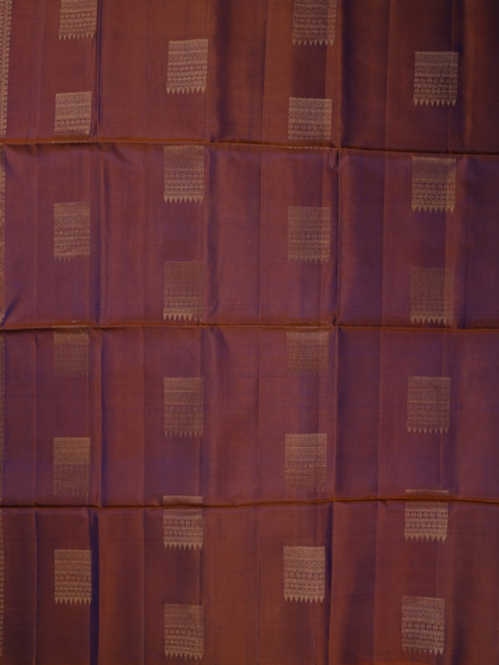 Reddish Brown Soft Silk Saree - F2210 - View 6